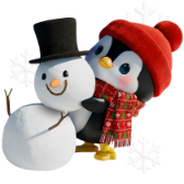 Penguin Snowpal gift