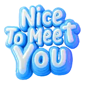 Nice To Meet You TikTok gift