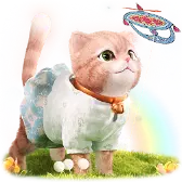 Cat with Kite