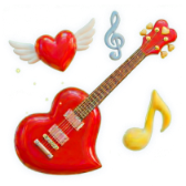 Heart Guitar gift