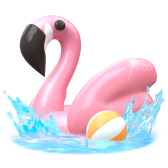 Flamingo Floaty gift