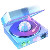 Record Player TikTok gift