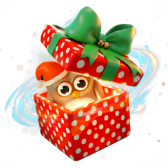 Santa Owl Surprise gift