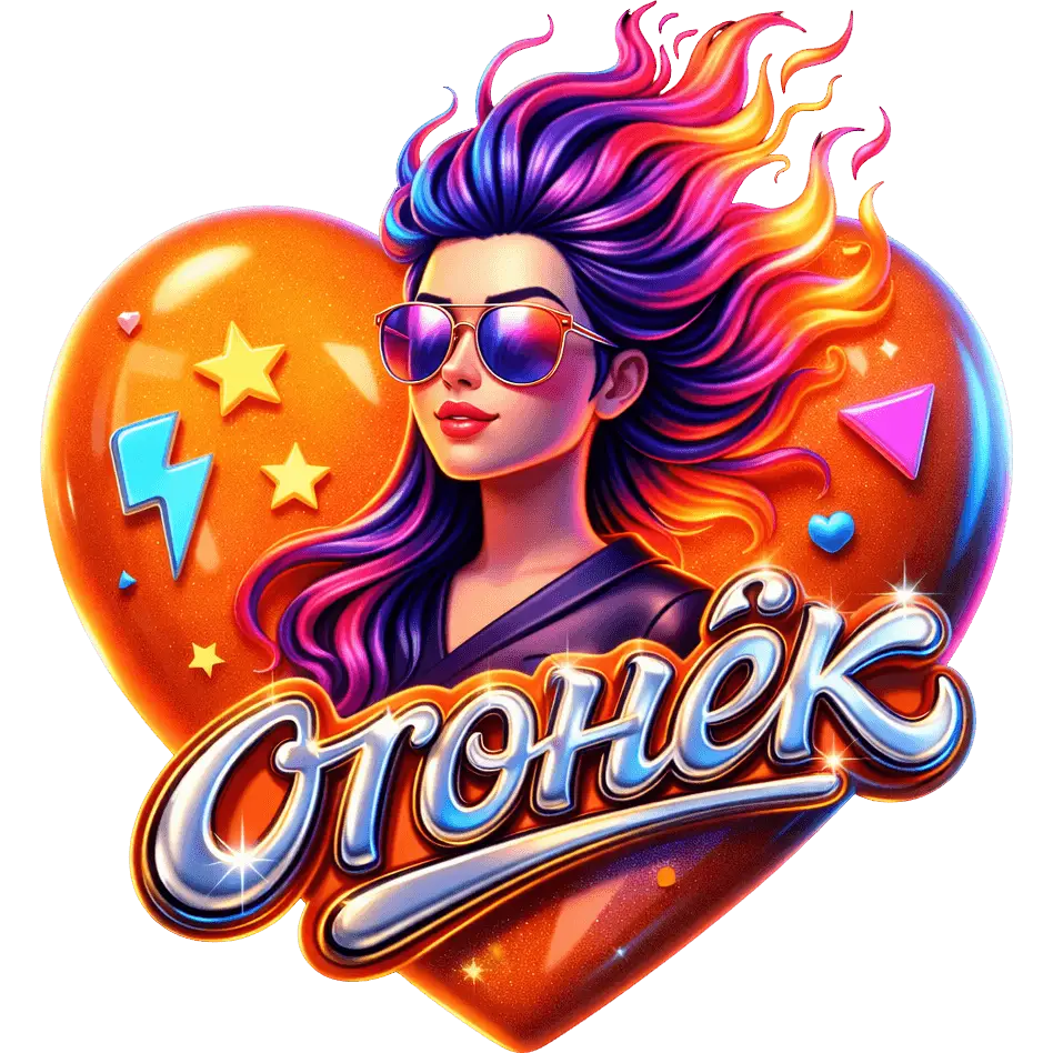 Девочка огонь TikTok gift