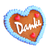 Gingerbread Heart gift