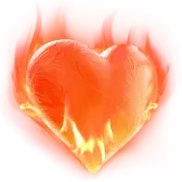 Flame heart