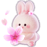 Cherry Blossom Bunny gift