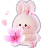 Cherry Blossom Bunny