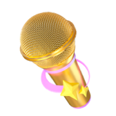 Gold Microphone gift