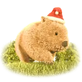 Christmas Wombat