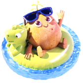 Potato floating gift
