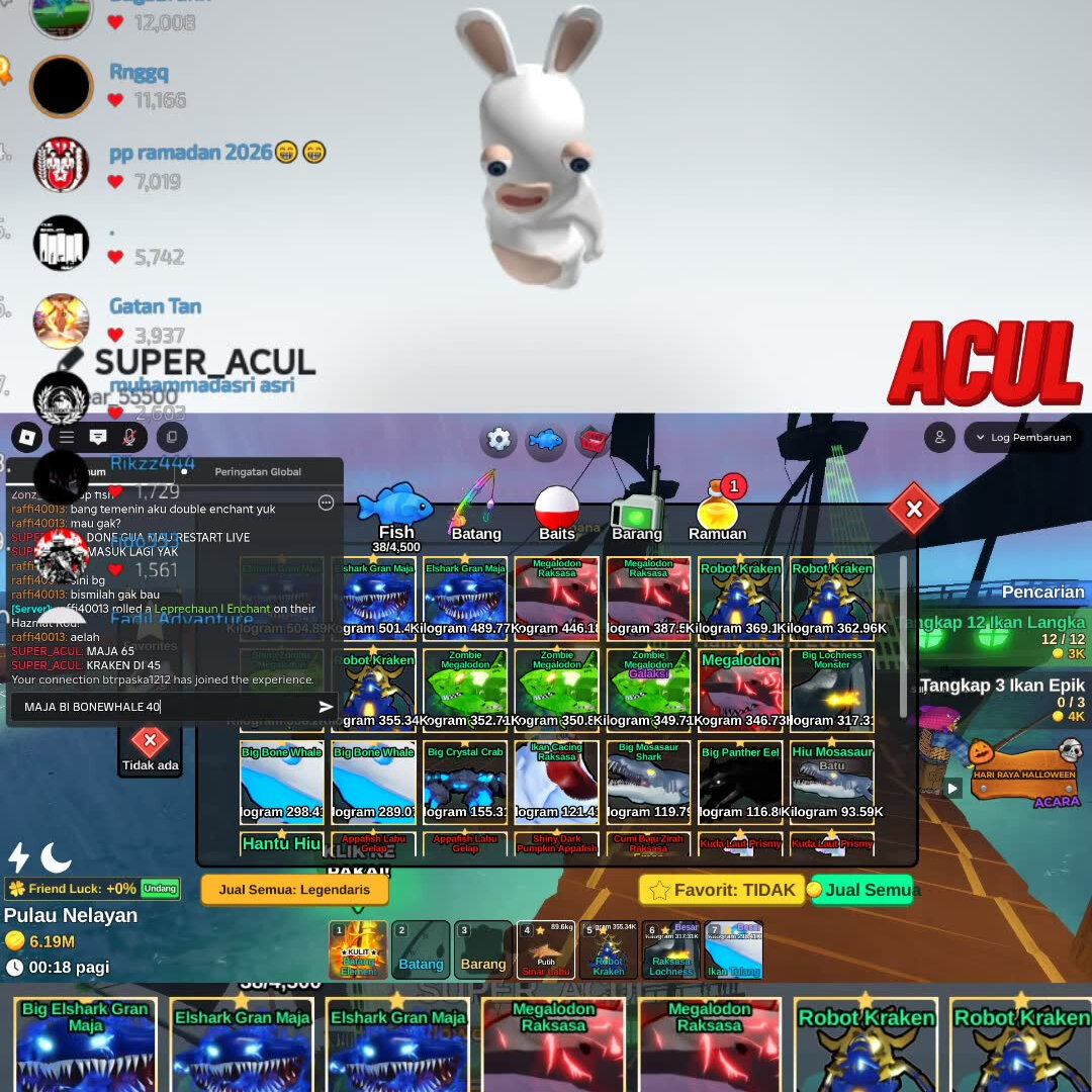 Acul || Fish It🐟 (@acul.jpg) is LIVE - TikTok LIVE