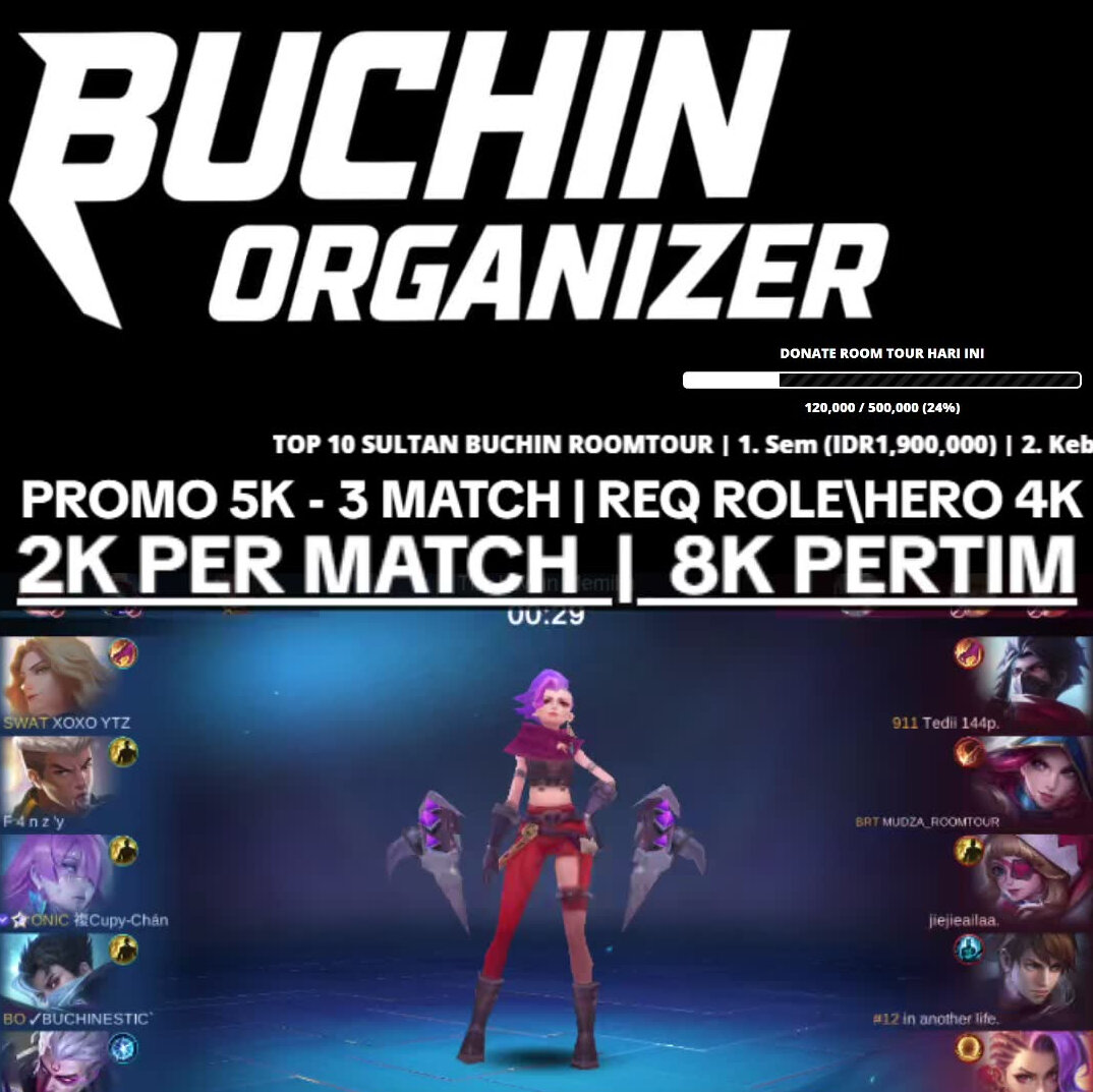 BUCHIN ROOMTOUR🇮🇩🇲🇾 (@buchin_organizer) is LIVE - TikTok LIVE